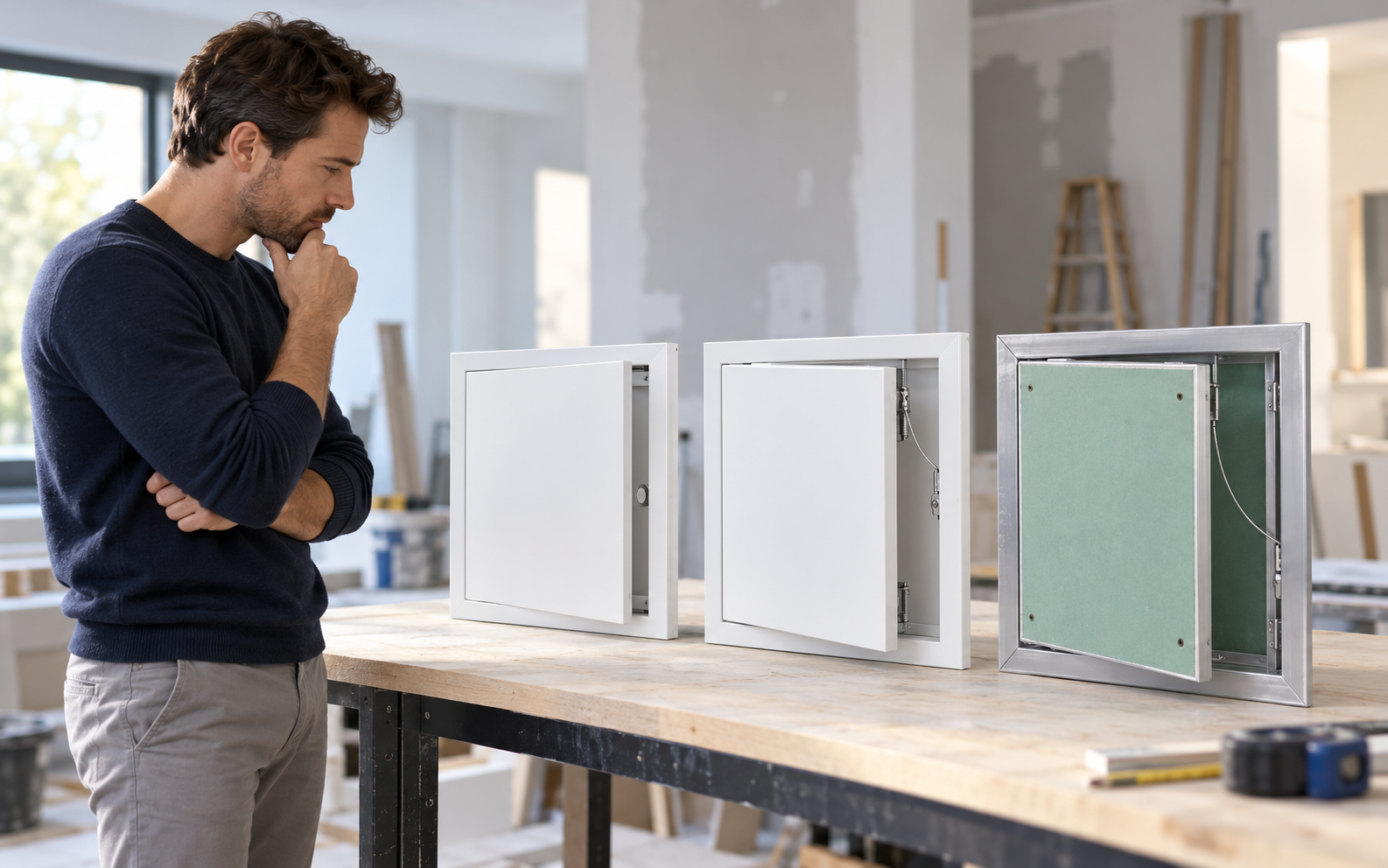 Quelle trappe de visite choisir pour un mur ou un plafond ?