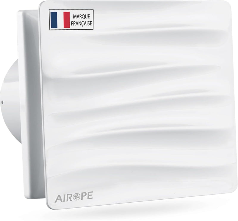 100 mm Air Extractor Fan with Non-Return Valve, 92 m3/h, VMC, Modern Design and Aesthetic Appearance for Bathroom, Kitchen, Office, Toilet, Silent, 5 Year Warranty