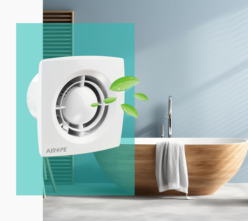 AC- 100 mm Fan, Air Extractor with Check Valve, VMC, Low Energy Consumption, for Bathroom, Kitchen, Office, Toilet, Silent, 5 Year Warranty