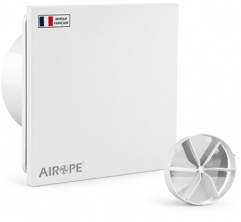 AB-C 100 mm Ventilator, VMC, Abluftventilator mit Rückschlagklappe, geringer Energieverbrauch, für Bad, Küche, Büro, WC, leise, 5 Jahre Garantie